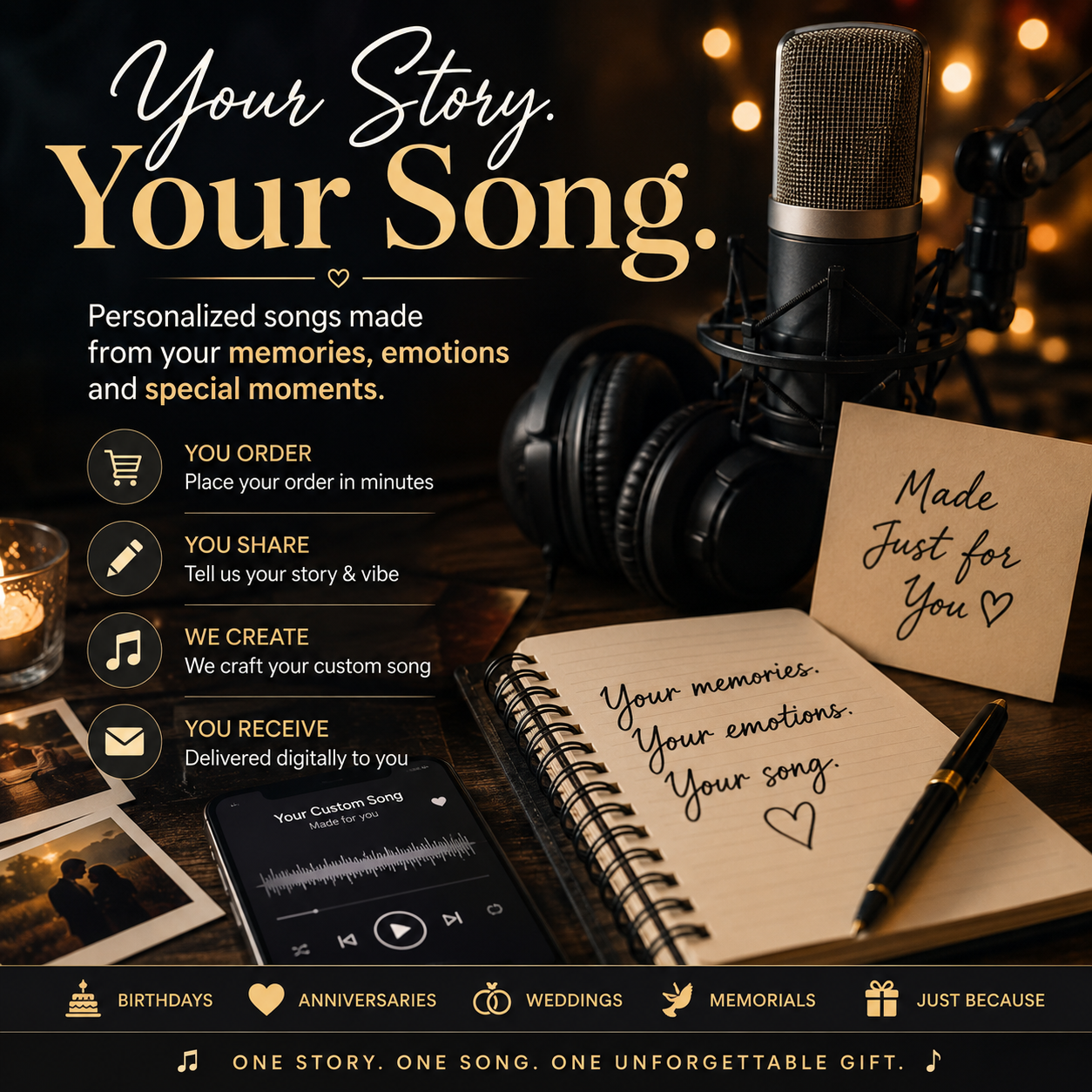 Custom Song-Made Just for you